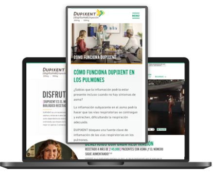 Correos electrónicos y recursos de Dupixent® (dupilumab)